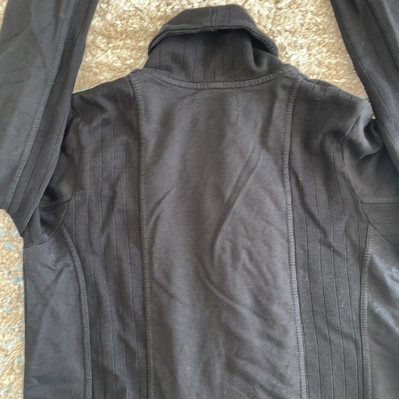 - Lucky lotus lucky brand black wrap cardigan with buttons size m - Picture 10 of 14